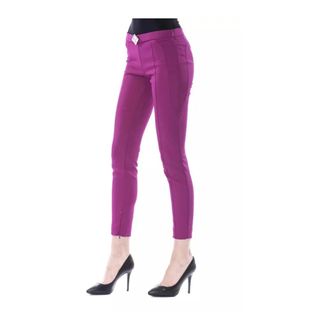 Byblos Pantaloni in Crepe - - Trousers - Donna - Viola - M