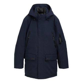 Tom Tailor Heren, Mantels, Blauw, Maat: 2XL Poliester