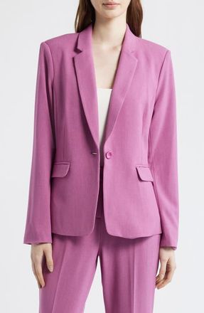 Tahari by ASL One-Button Blazer in Rosette at Nordstrom, Size 12