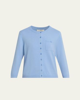 Vince Cashmere-Blend Pocket Cardigan