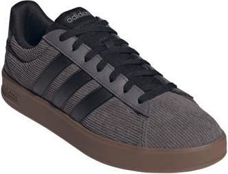 adidas Grand Court 3.0 Sneaker in Charcoal/Core Black/Gum at Nordstrom Rack, Size 12.5