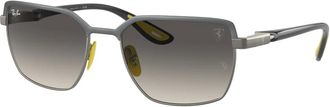 Ray-Ban unisex, Accessoires, Grijs, Maat: 58 MM