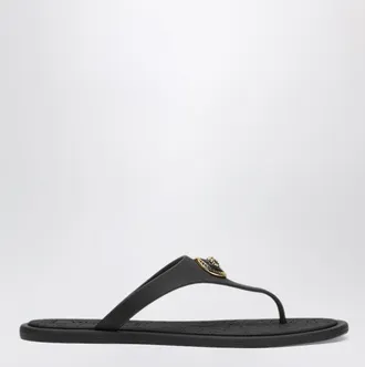 Versace Sandali Alia neri in gomma