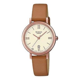 Casio SHEEN Waterproof Quartz Sapphire Crystal Brown Analog SHE-4540CGL-9AUPR