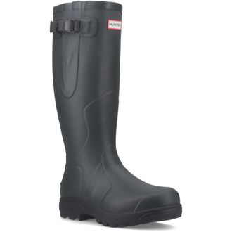 Hunter Balmoral MK II Laars Rubber Dames Donkergroen/Zwart Wellingtonlaarzen