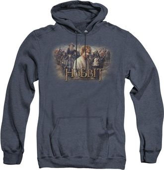 Gildan The Hobbit Hobbit Rally Adult Heather Hoodie / Hooded Sweatshirt