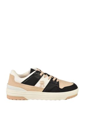 Tommy Hilfiger Black Low-Top Leather Sneakers