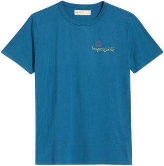 Imperfects Surfin Monkey Tee in Sailor Blue at Nordstrom, Size Xx-Large