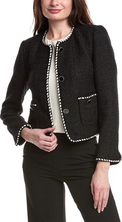 Joseph Ribkoff Cropped Wool-Blend Jacket