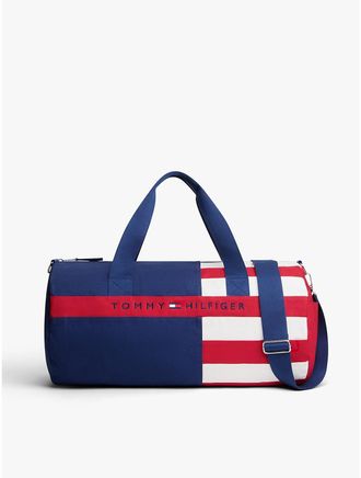 Tommy Hilfiger Flag Colorblock Canvas Duffel Bag - Multi
