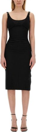 Versace Jeans Couture Dress With Buckles
