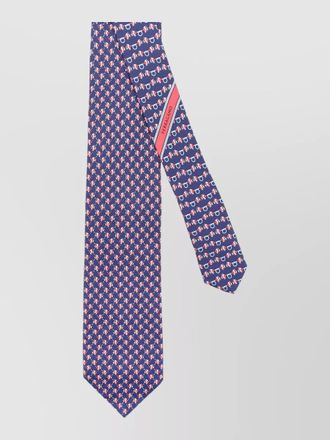 Ferragamo bow tie regular width patterned design
