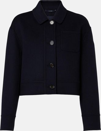 Max Mara Chaqueta cropped de lana virgen
