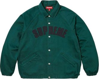 SUPREME Arc Denim Coaches Jacket Green SS25J62-GREEN
