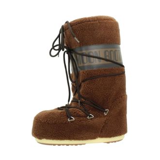 Moon Boot Icon Fleece Laarzen - Dames - Schoenen - Bruin - Maat: 35 EU Fleece