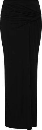 Paris Georgia Geknoopte maxi-rok - Zwart