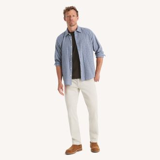 Nautica Mens Stretch Sateen 5-Pocket Pant