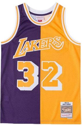 Mitchell & Ness x NBA Los Angeles Lakers 1996-97 Split Swingman Jersey Shaquille ONeal 32 SMJY4845-LAL84EJHPRYW
