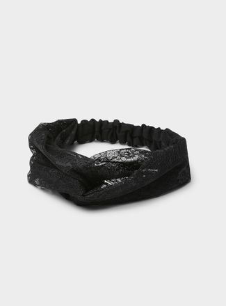 Simons Womens Floral lace interlaced headband