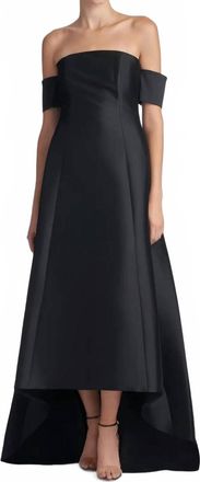 Sachin & Babi Agyness Strapless Gown In Black