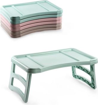 Trade Shop Trade Shop - Bandeja Mesa Sof&aacute; Cama Plegable Mesa De Pl&aacute;stico De Color 119211a