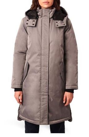 Bernardo Micro Breathable Water Resistant Recycled Polyester Raincoat in Cobblestone at Nordstrom Rack, Size Small