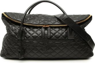 Saint Laurent Pre-owned Saint Laurent Quilted Calfskin Monogram ES Giant Travel Bag Unisex GS6Q27LHJ20IISAB