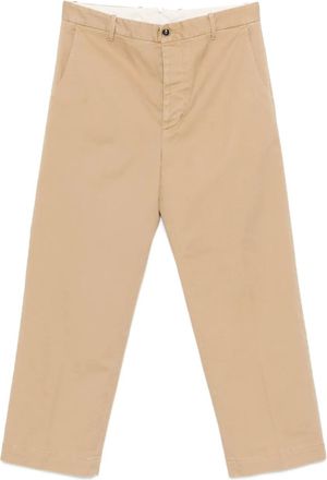 Nine In The Morning Pantaloni con bottoni - Marrone