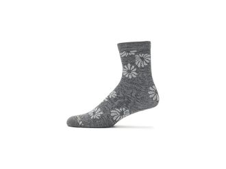 Smartwool Everyday Floral Crew Socks Womens Crew Cut Socks Shoes Medium Gray : LG (Womens Shoe 10-12.5), Merino/Nylon/Wool