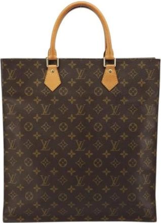 Louis Vuitton Pre-owned Vintage Tote Bag - Dames - Vintage Shopper - Bruin - ONE Size - Leer - Vintage