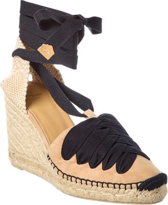Castaner Curtis Suede Wedge Sandal