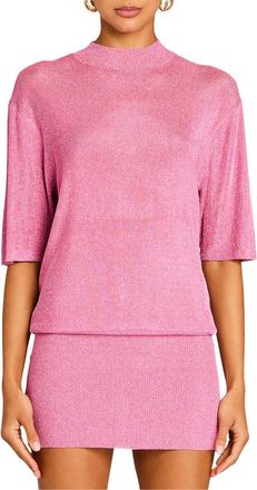 SER.O.YA Seroya Clare Linen-Blend Baby Tee