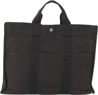 Herm&egrave;s Pre-owned Fourre-tout Herline Tote Bag - Dames - Vintage Shopper - Grijs - ONE Size - Vintage