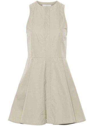 Ami Flared mini-jurk - Groen