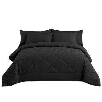 OEM Juego De Ropa De Cama Relajante De Cinco Piezas Para Dormir - Negro, Estilo Sencillo
