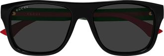 Gucci Sunglasses Gg2119 S 001 Black/Grey Men