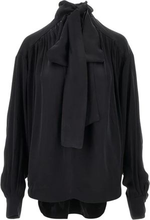 Andamane Overhemden, Dames, Zwart, S, Mathilda Blouse