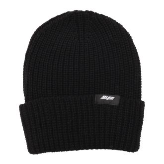 Msgm Beanies, male, Black, Size: 56 CM Cappello