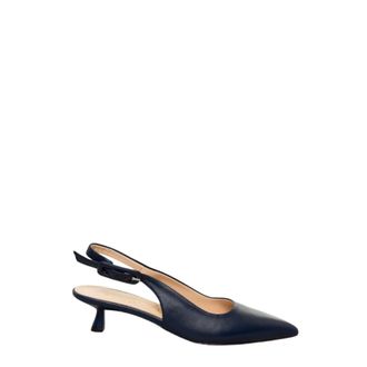 Bianca Di Dames, Schoenen, Blauw, Maat: 38 EU Leer