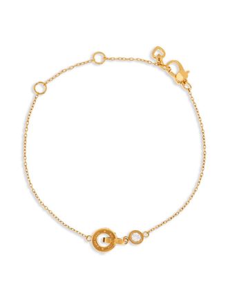 Kate Spade New York crystal-embellished bracelet - women - stainless steel - One Size - Gold