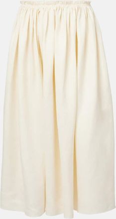 Gabriela Hearst Gonna midi Chiara in lino