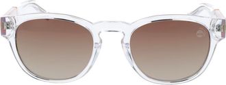 Timberland TI-1062415 Polarized Brown Gradient Sunglasses - Clear