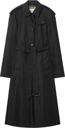 Burberry Tilley Belted Coat - Dames - Jas met riem - Zwart - XS - Jassen