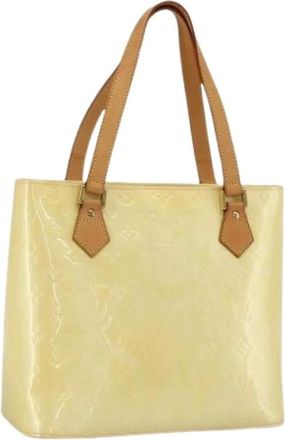 Louis Vuitton Pre-owned Tote Bags, female, Beige, Size: ONE SIZE Pre-owned Patent Leather Hand Bag