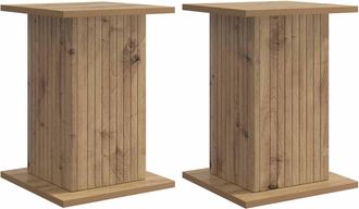 vidaXL Soporte De Plantas 2 Uds. Roble Artisan 30,5 X 30 X 43 Cm Vidaxl