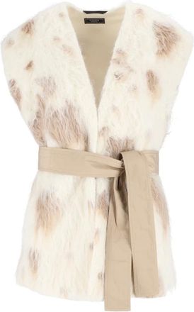 PESERICO Chaleco - Jackets - Mujer - Blanco - M