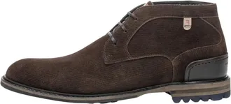 Floris Van Bommel Schoenen, Heren, Bruin, 40 EU, Crepi Veterlaarsjes