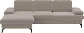 Sit&more Ecksofa »Morris L-Form, inkl. Sitztiefenverstellung« wahlweise mit Armteilverstellung, Bettfunktion & Bettkasten