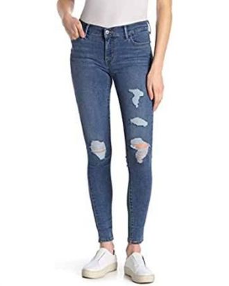 Levi's 710 Super Skinny Jeans In Medium Wash