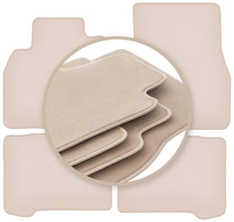 OEM Tappetini Beige Di Alta Qualit&agrave; Per: Minivan Mitsubishi Grandis 2004-2010